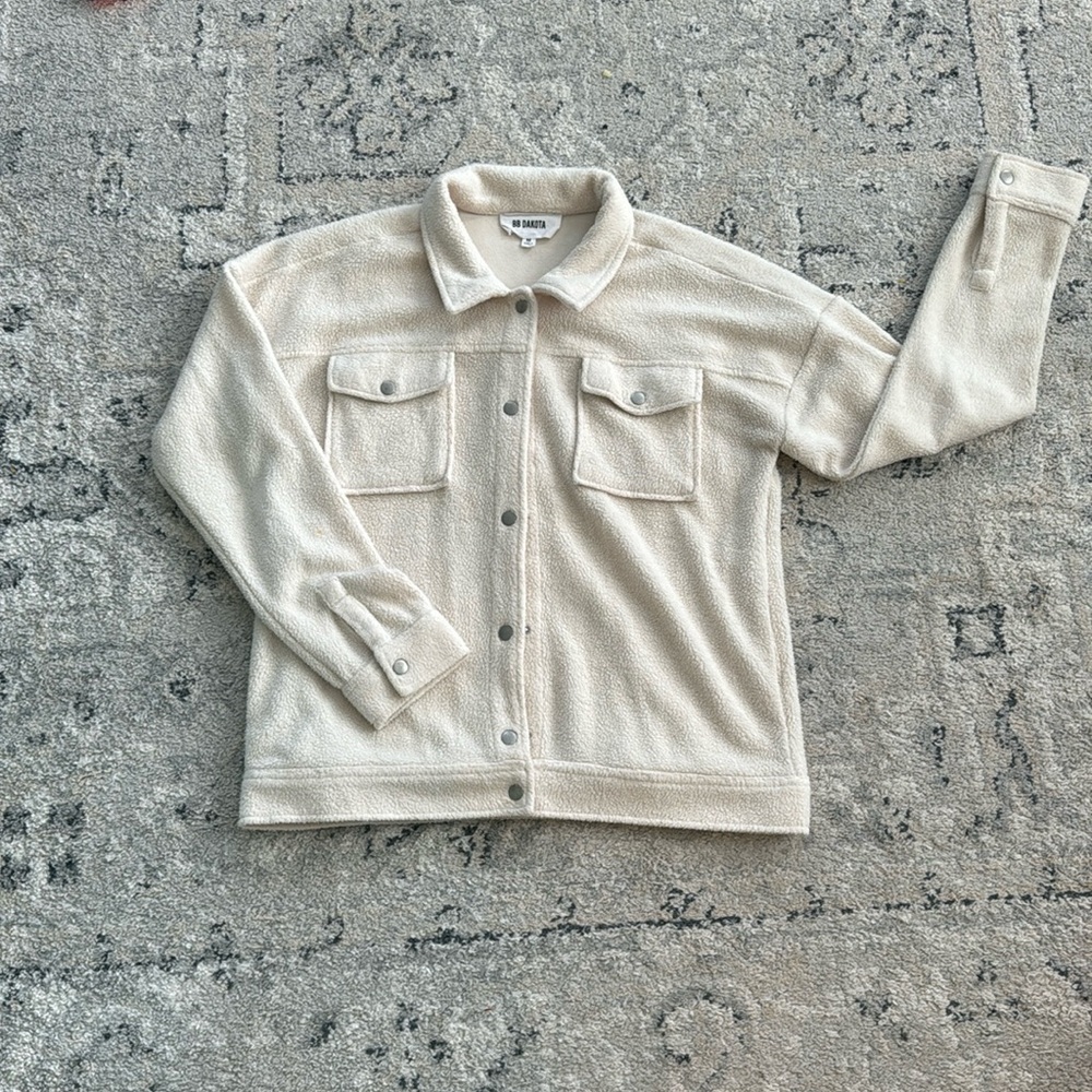 BB DAKOTA Sherpa Shirt Jacket Shacket